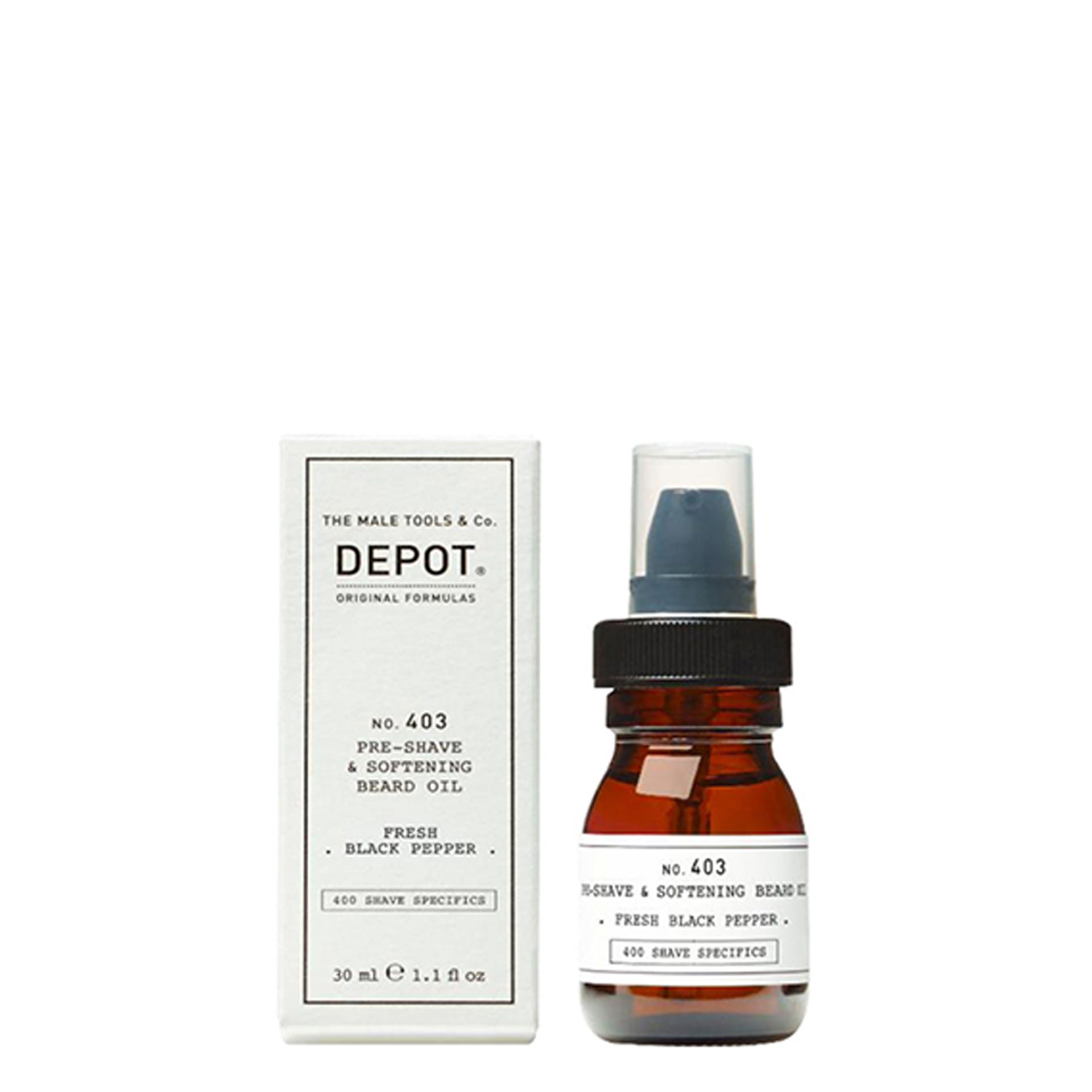 403. Pre-shave e softening beard oil Pepper 30ml