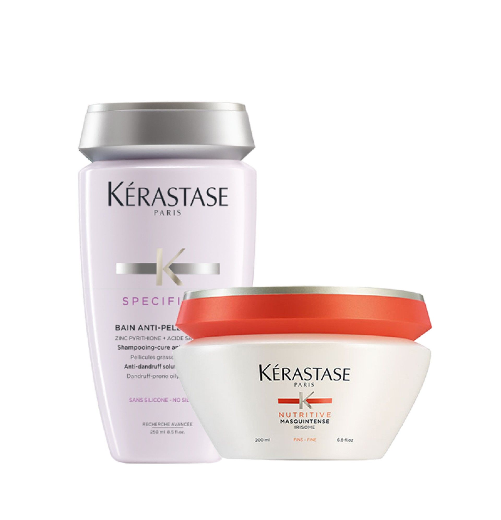 Pack cabelos finos com caspa