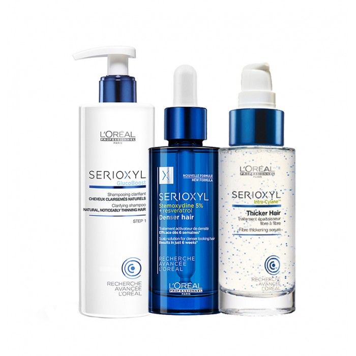 Pack Serioxyl Densidade cabelos naturais