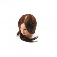 Cabea Acadmica Rickiparodi Cabelo 100% Natural 45 cm