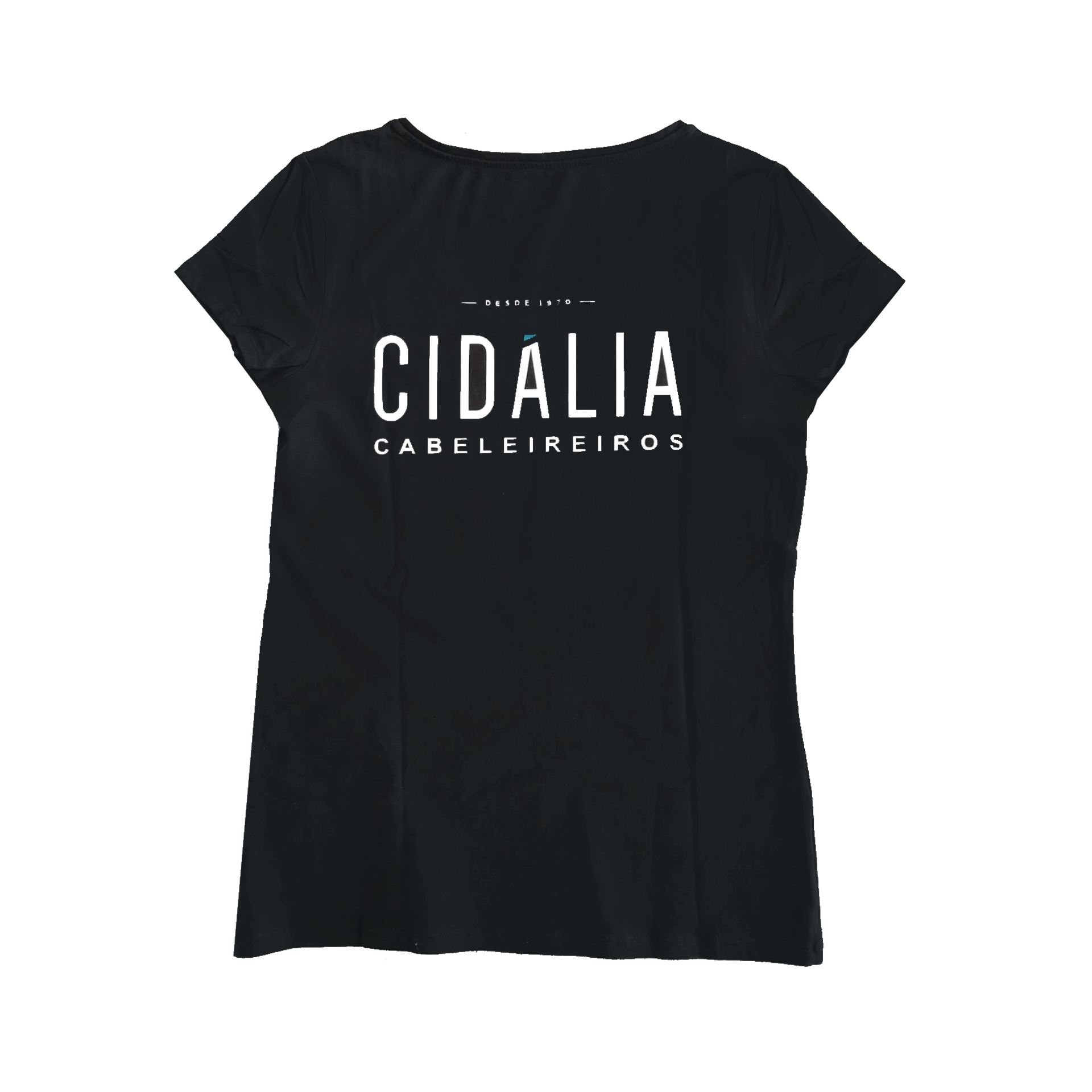 T-Shirt Preta Cidália Cabeleireiros
