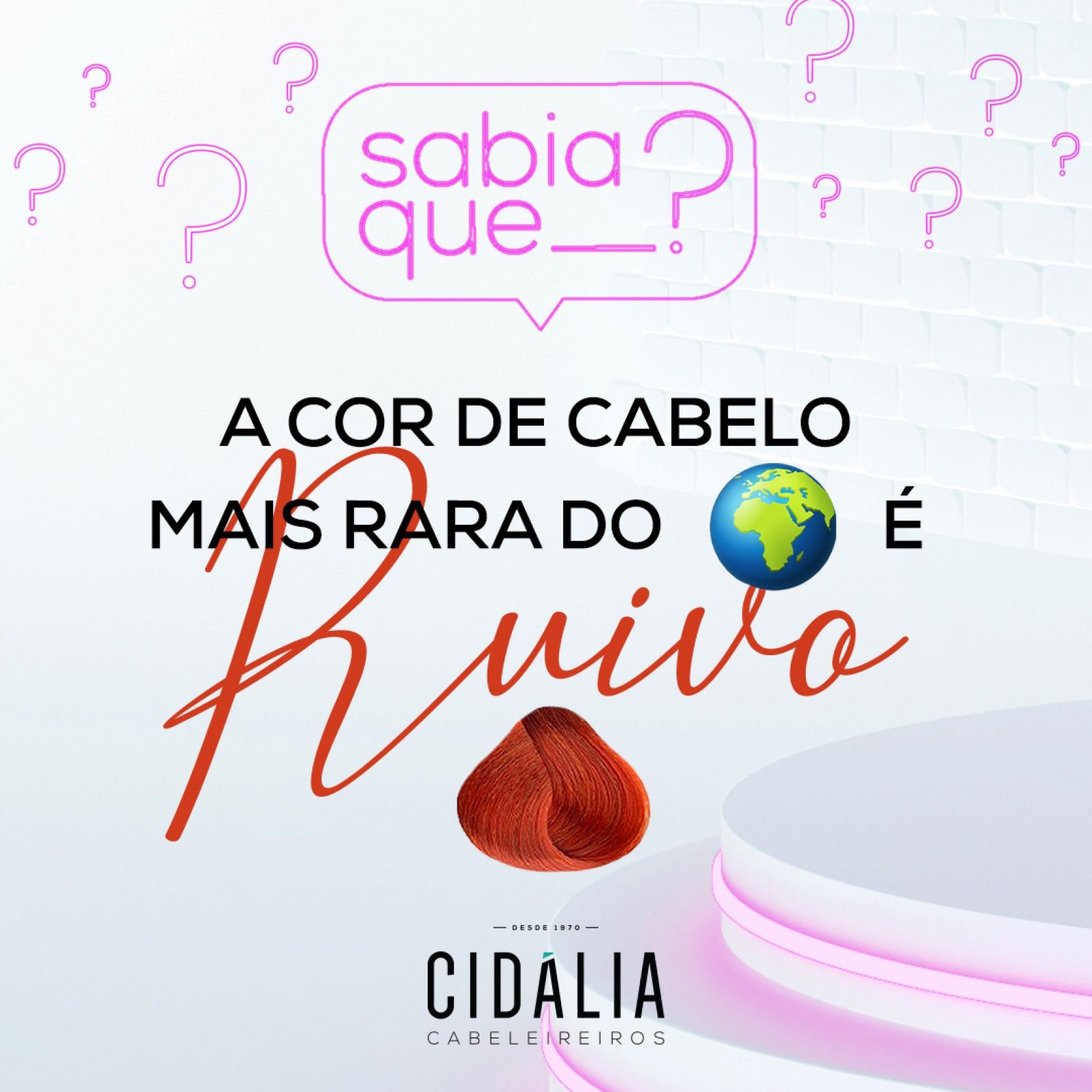 Sabia que ... O cabelo ruivo  uma raridade ?! 👩‍🦰👨‍🦰