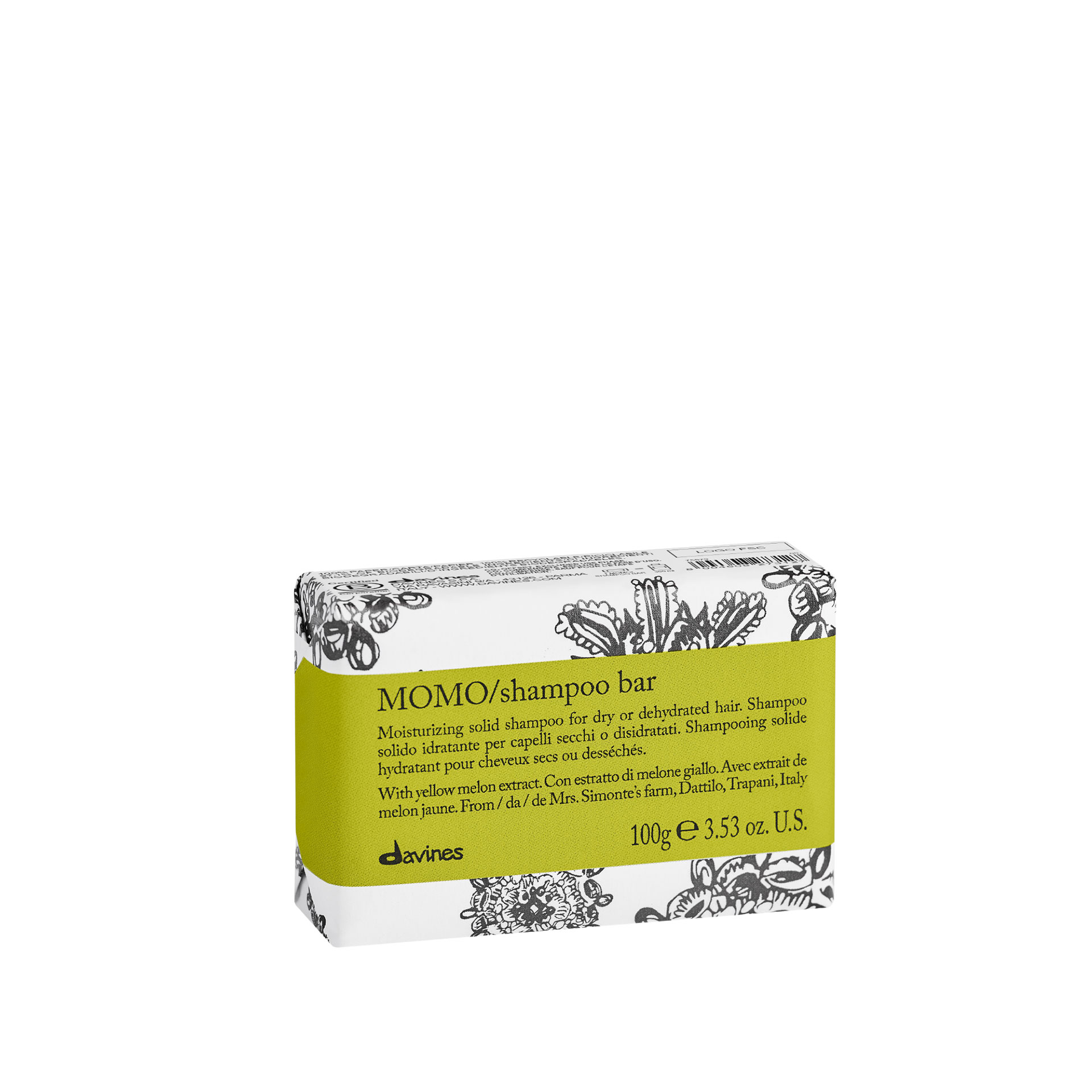 Davines MOMO Shampoo Bar 100g