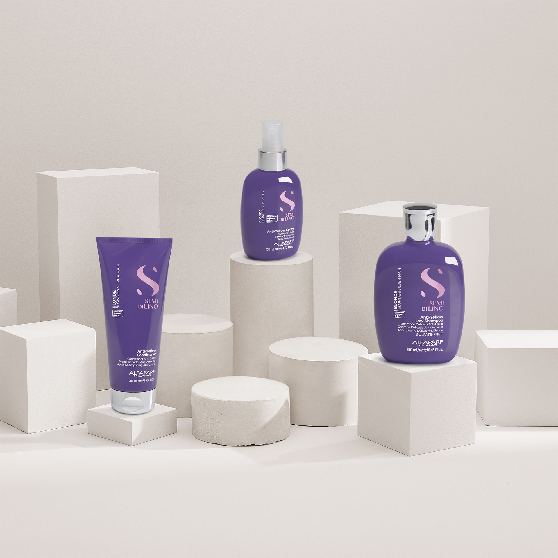 Alfaparf Milano Semi Di Lino Blonde Anti-Yellow Spray 125ml