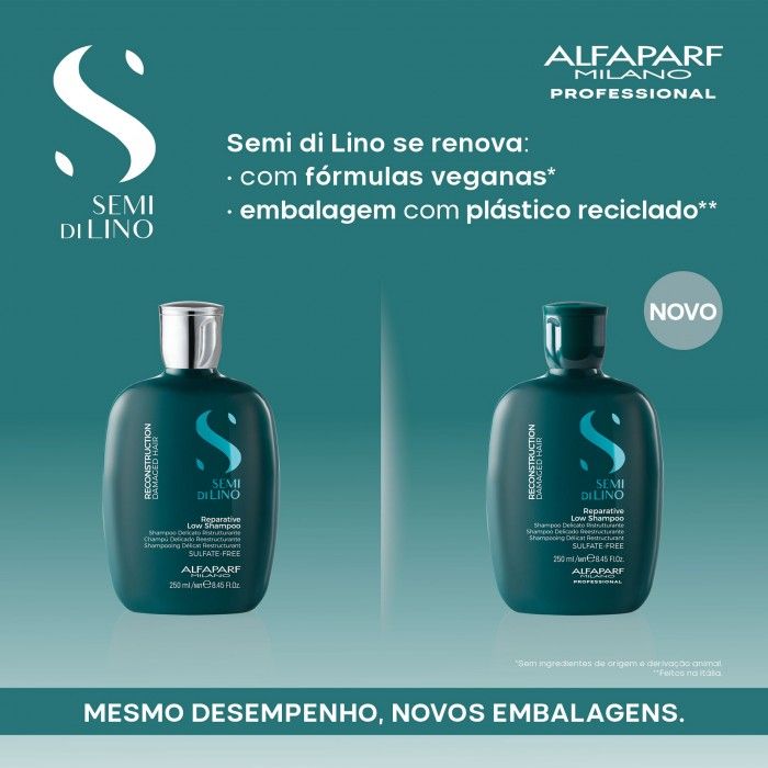 Alfaparf Milano Semi Di Lino Reparative Low Shampoo 250ml