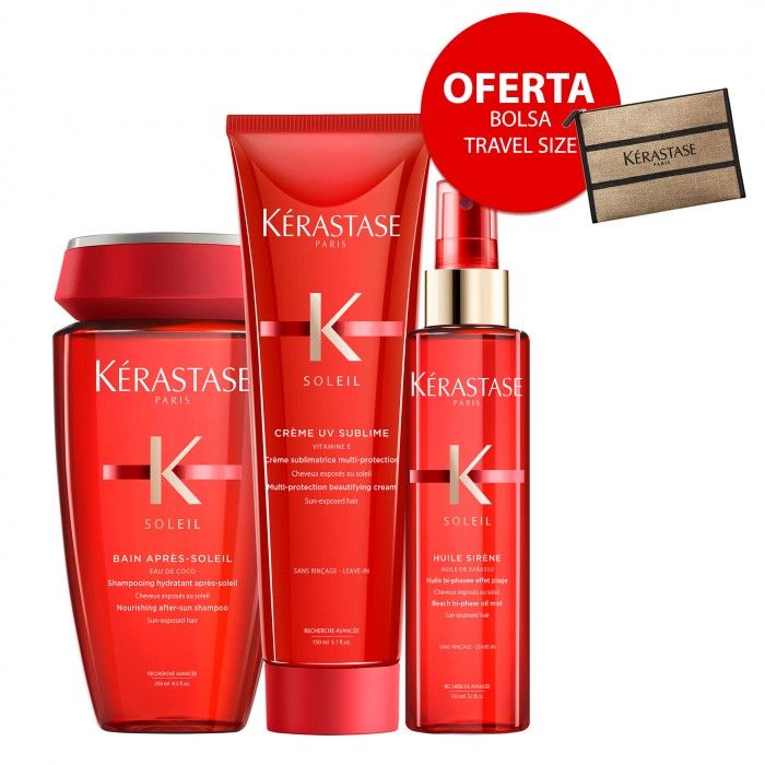 Pack Soleil Shampoo, Crme Sublime e Huile Sirene