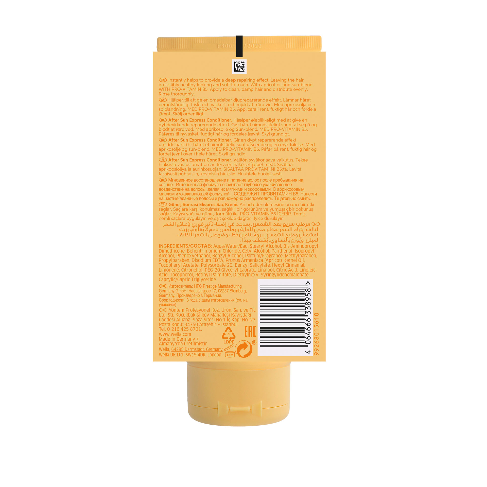 Wella Invigo Sun Condicionador 200ml