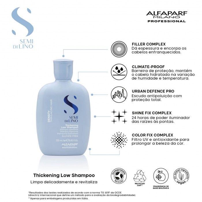 Alfaparf Milano Density Advanced Low Shampoo 250ml