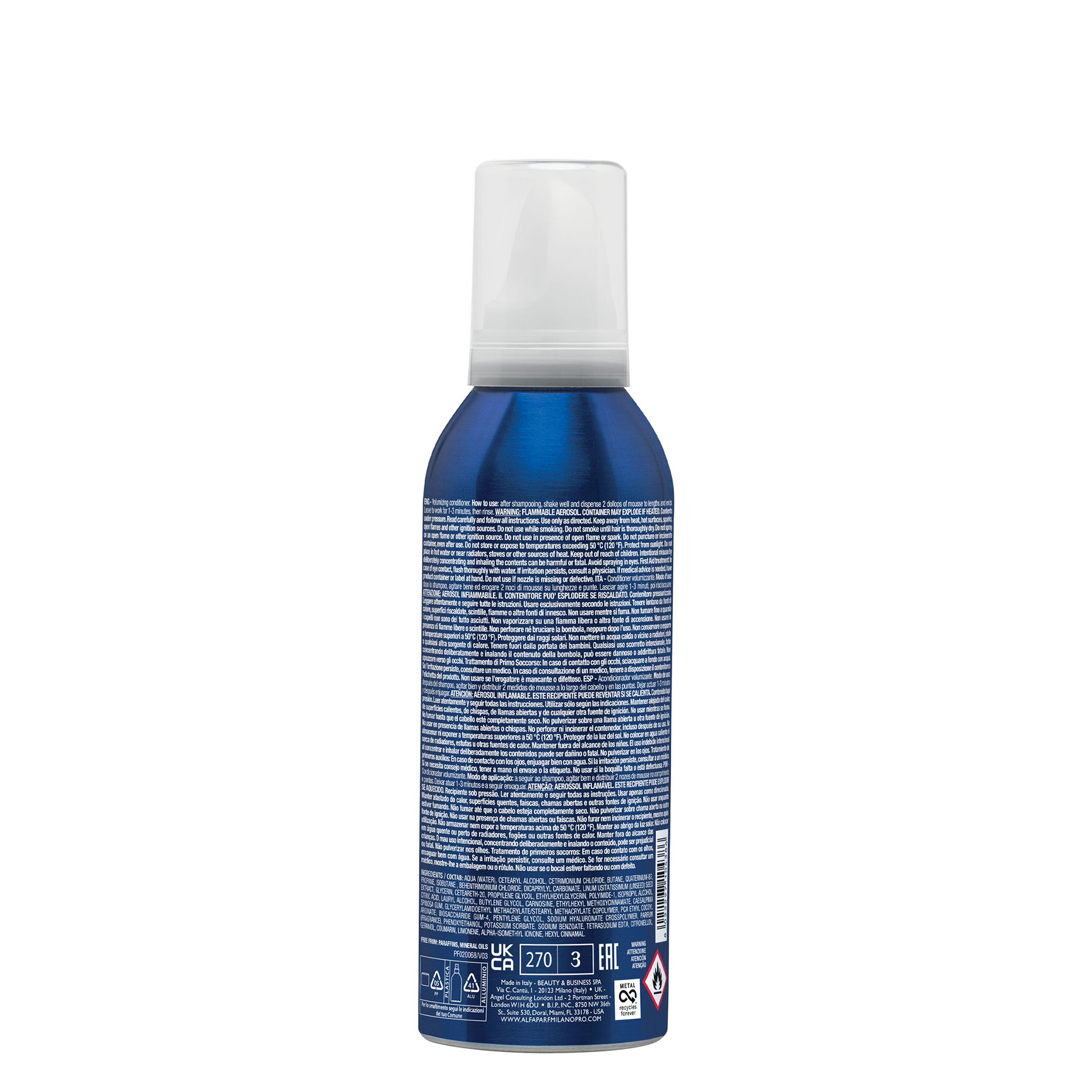 Alfaparf Milano Semi Di Lino Volumizing Mousse Conditioner 200ml