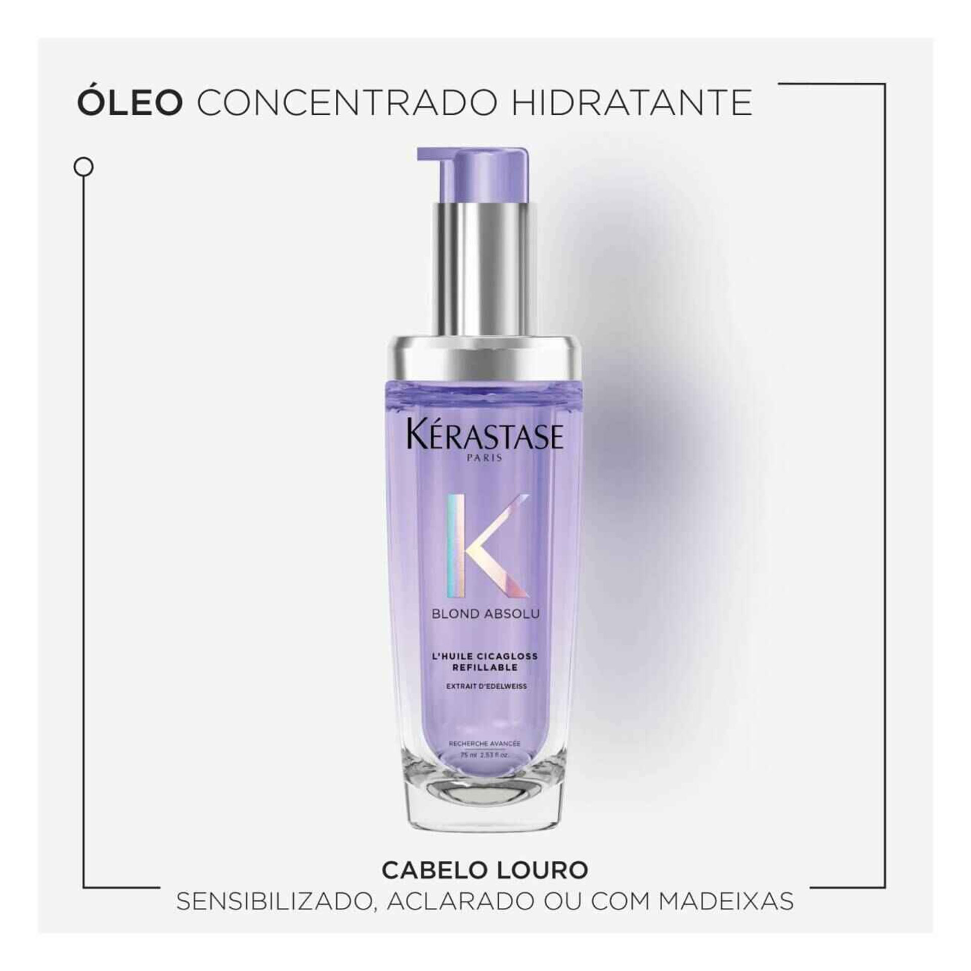 Kérastase Blond Absolu L`Huile Cicagloss Recarregável 75ml