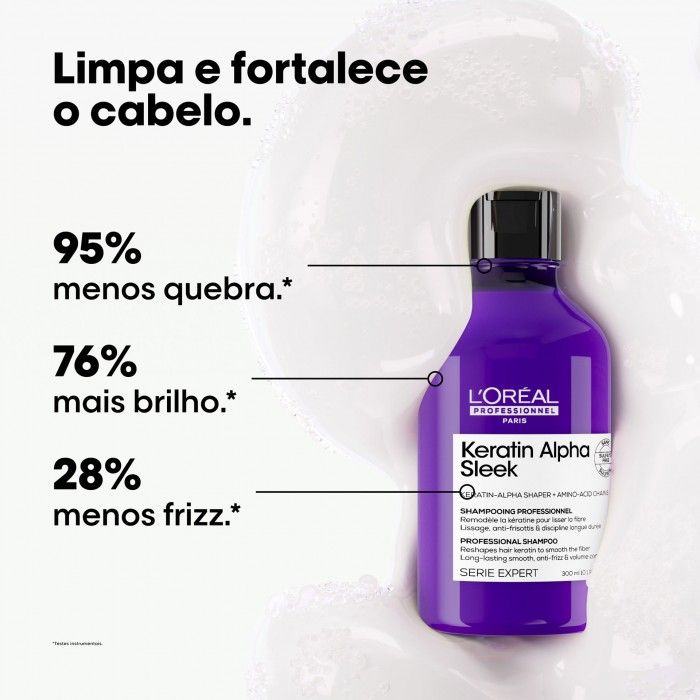 L`Or�al Serie Expert Keratin Alpha Sleek Shampoo 300ml
