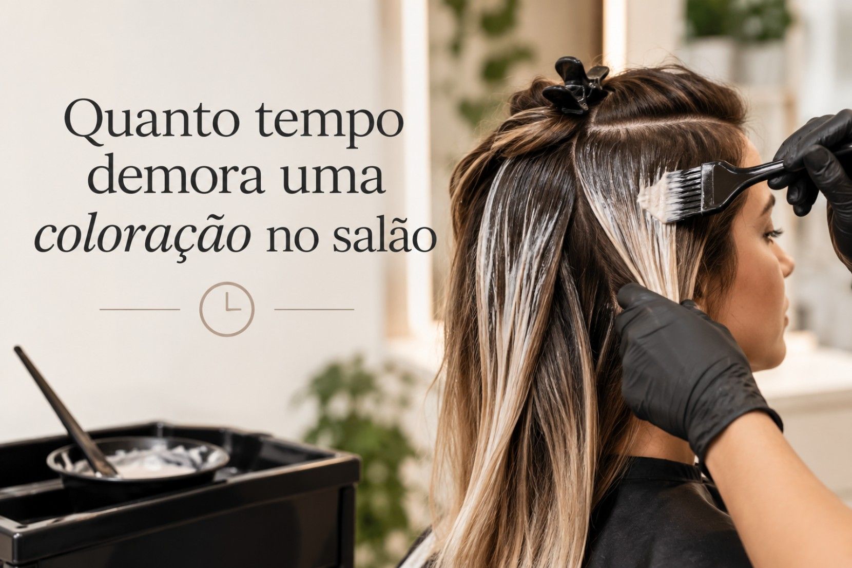 Quanto tempo demora uma coloração no salão Quanto tempo demora uma coloração no salão