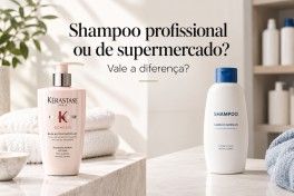 Shampoo profissional ou de supermercado? Vale a diferença? Shampoo profissional ou de supermercado? Vale a diferença?